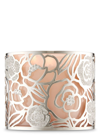 SILVER ROSE Candle Holder