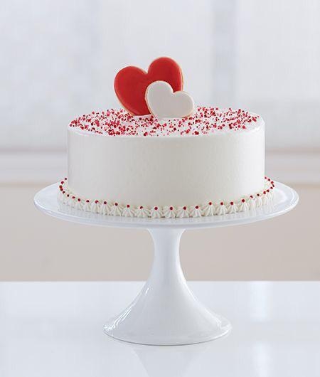 White Heart Cake