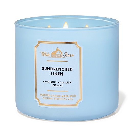 SUN-DRENCHED LINEN CANDLE