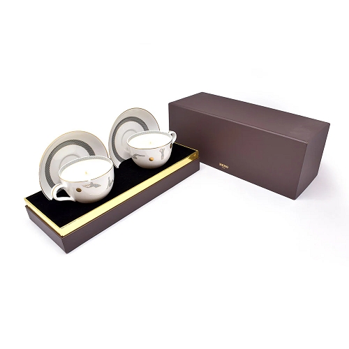 MEMO CARAMEL CANDLES - Two candles