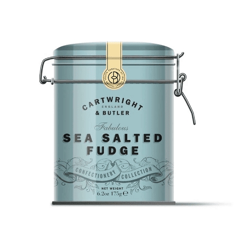 C&B SEA SALTED FUDGE IN TIN