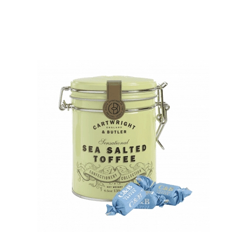 C&B SEA SALTED TOFFEES IN TIN