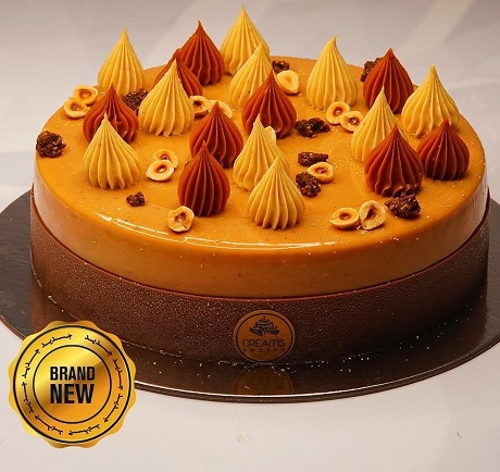 THE ALMOND & CARAMEL CAKE