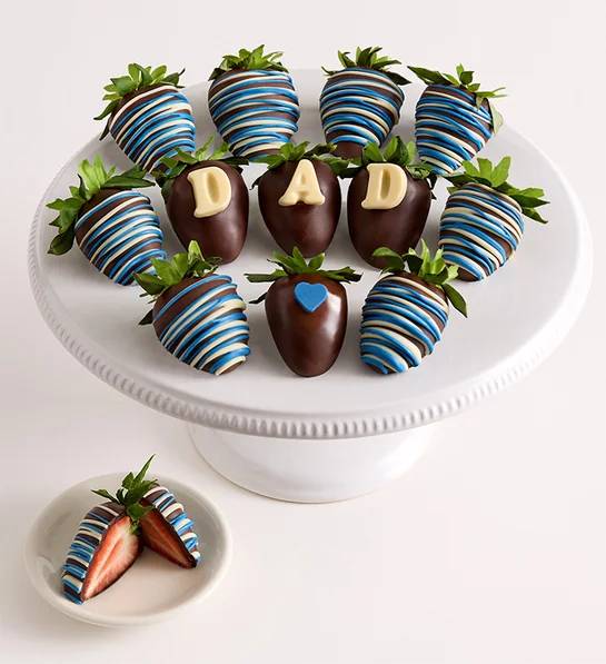 Full Dozen Father’s Day Artisan Belgian Chocolate Covered Berries