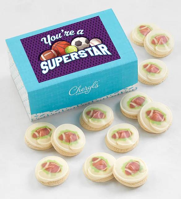 Superstar Football Cookie Gift Box