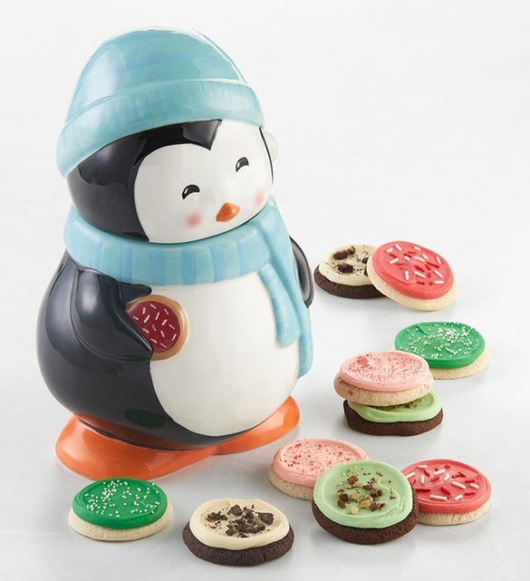 Collector’s Edition Cozy Penguin Cookie Jar