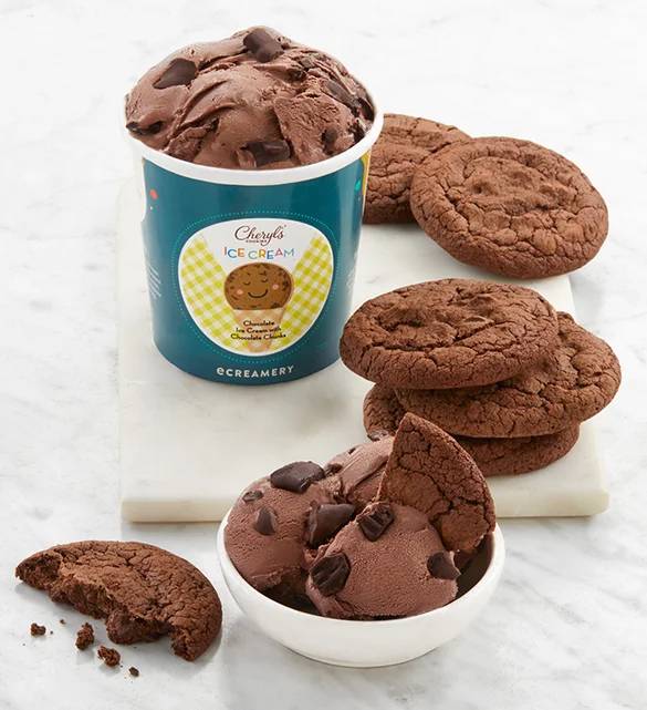 Chocolate Chunk Ice Cream and Cookies