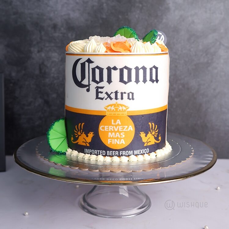 Corona Extra Edible Print Ribbon Cake