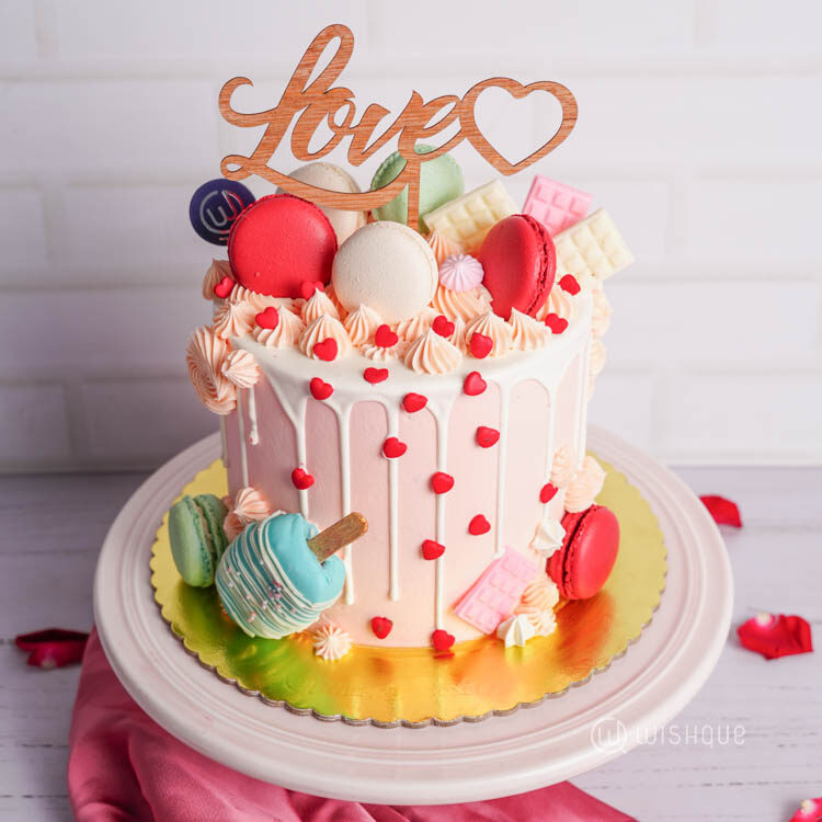 Sweet Romance Chocolate Cake