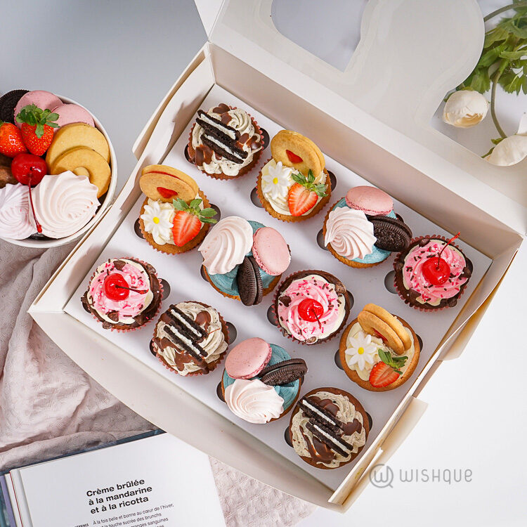Flavourful Celebrations Assorted Cupcake Box of 12