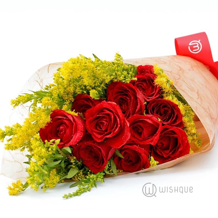 Goldenrod Roses