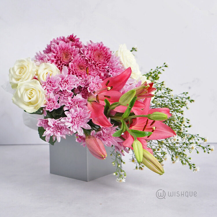 Lilies and Roses Bouquet