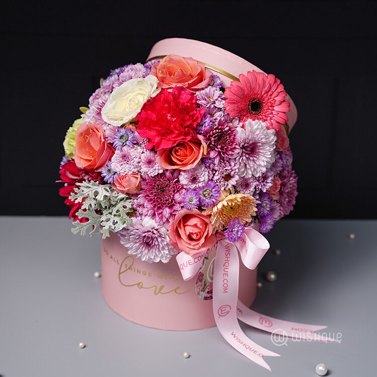 Do All Things With Love Floral Bucket