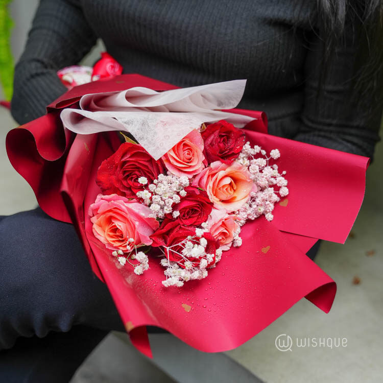 Royal Rubies Fresh Flower Bouquet