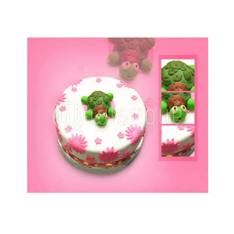 New Born Baby Turtle Design Cake