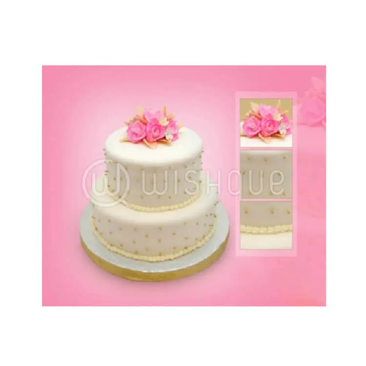 Two Tier Engagement Cake