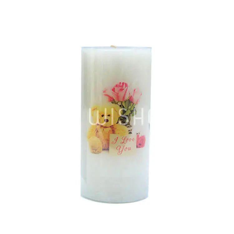 I Love You Teddy Candle