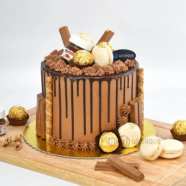 Mini Nutella Jar Chocolate Drip Messy Cake 1.5Kg