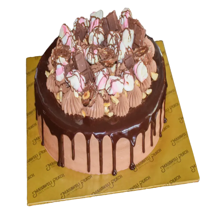 Chocolate Rocky Road Drip Cake