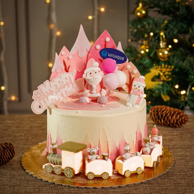The Polar Express Christmas Village Chocolate Cake