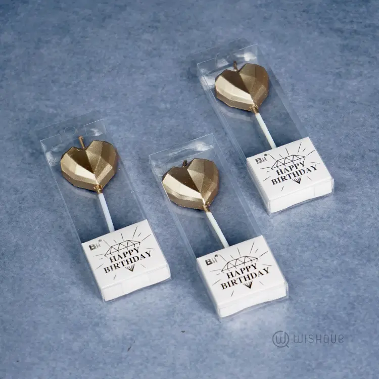 Heart Candle One Piece Pack