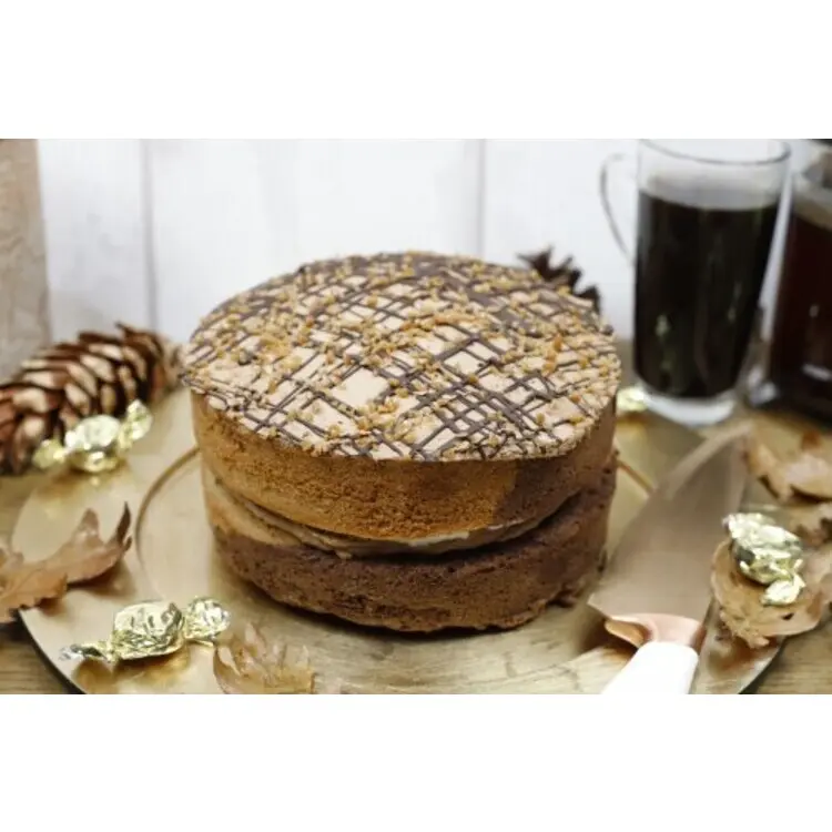 Chocolate & Caramel Cake For 8