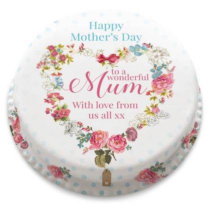 Vintage Mother's Day Cake (letterbox gift cake (serves 2-4))