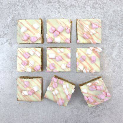 Marshmallow Bliss Blondies