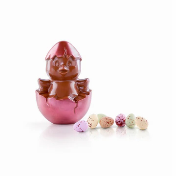 MILK CHOCOLATE CHICK, ON MINI EGG NEST