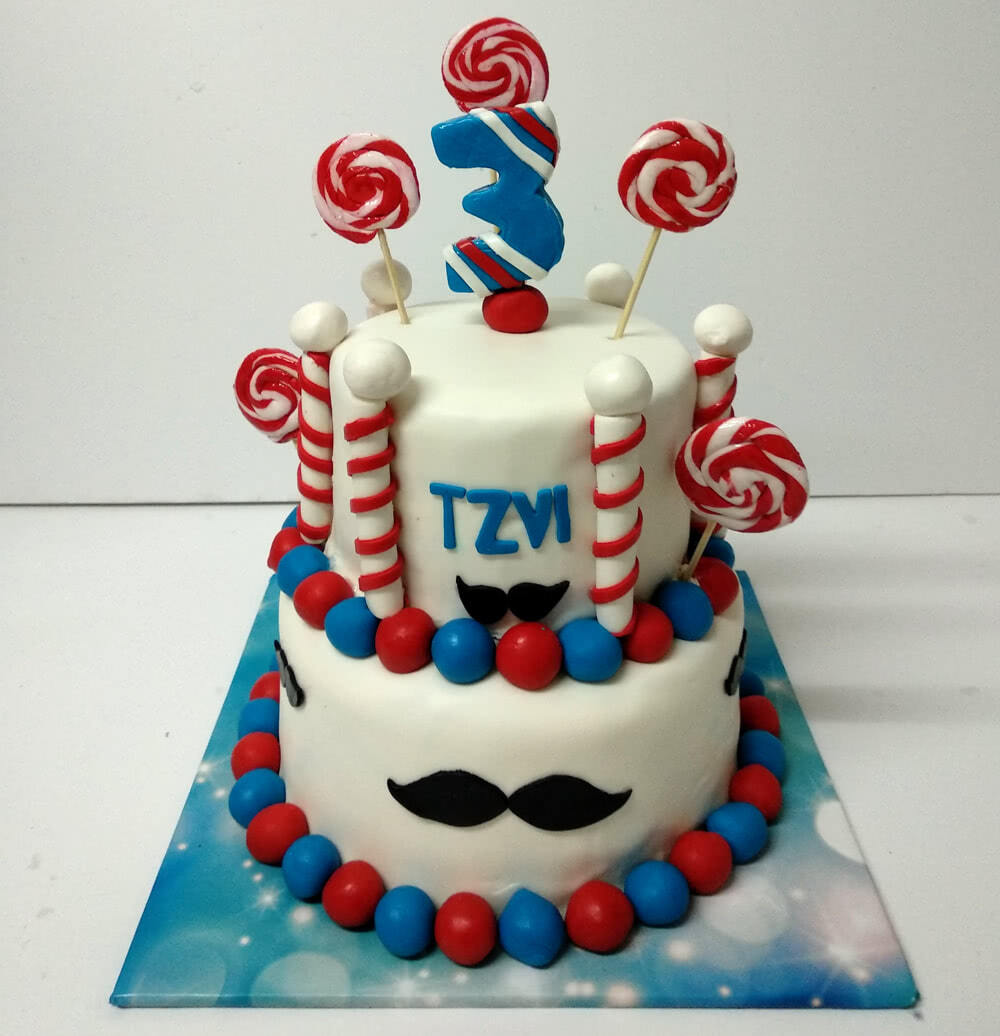 Barbershop Cake (Six inch on Eight inch)