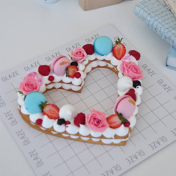 Heart Cookie Cake