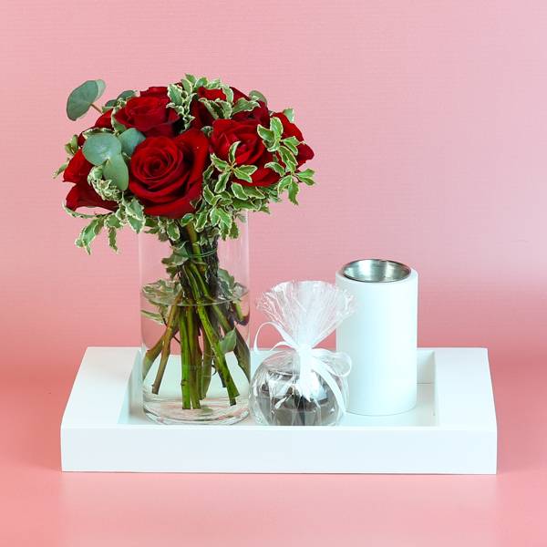 White Wooden Tray 49