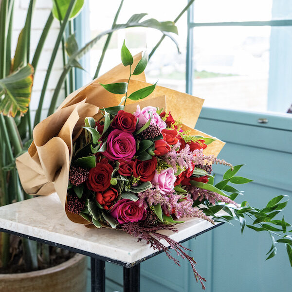 Pop Of Red Bouquet