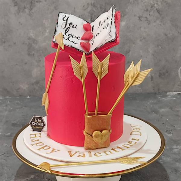 Cupids Arrow Cake