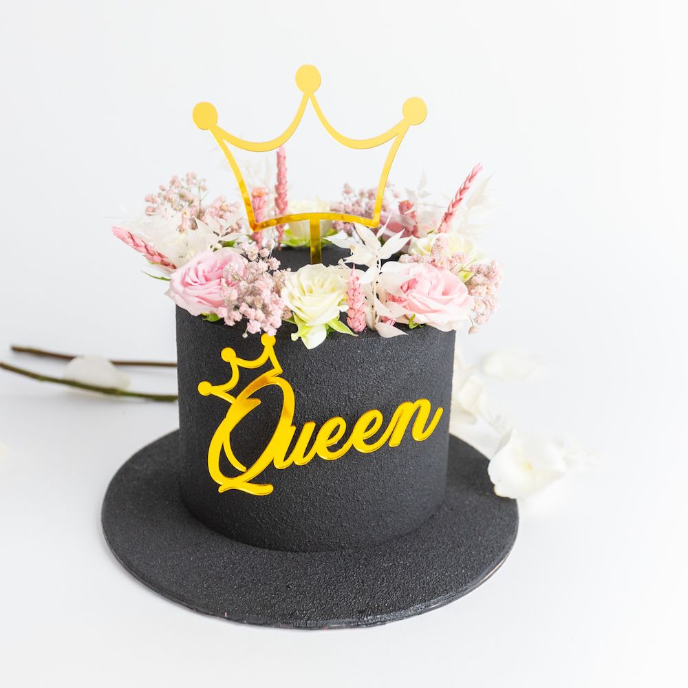 Queen Cake Black Color 2