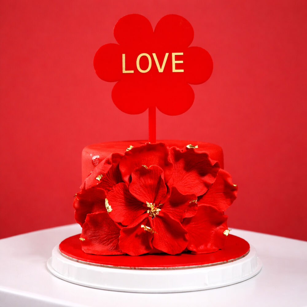 Velvet Rose Cake