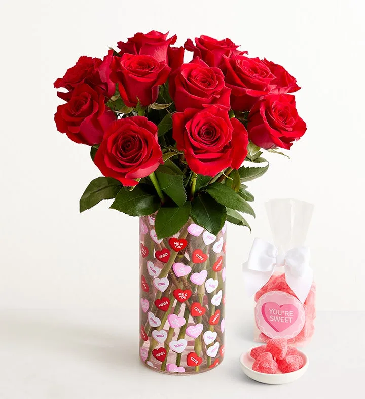 Full of Love Red Roses, 12 Stems