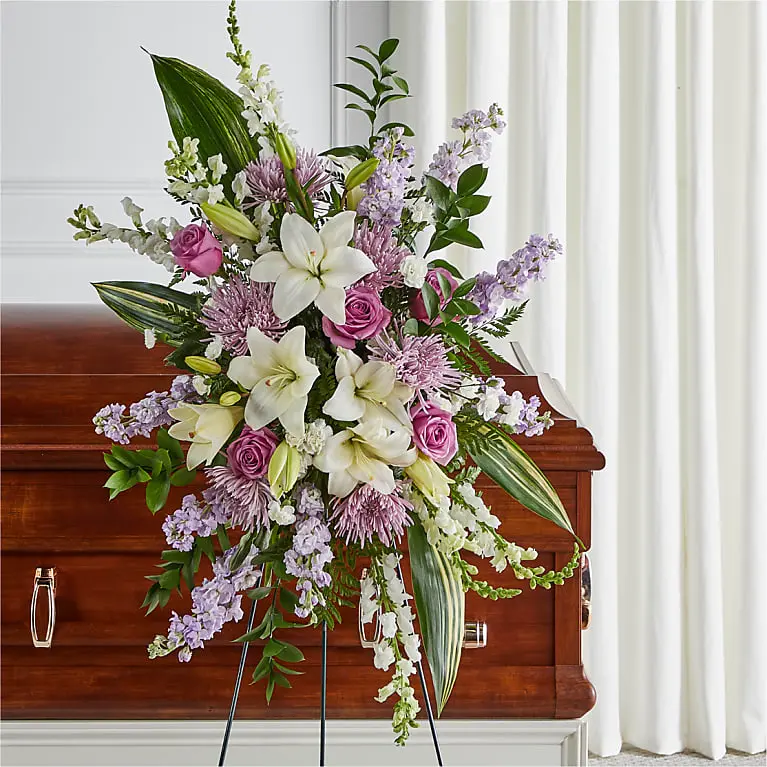 Grateful Hearts Standing Spray