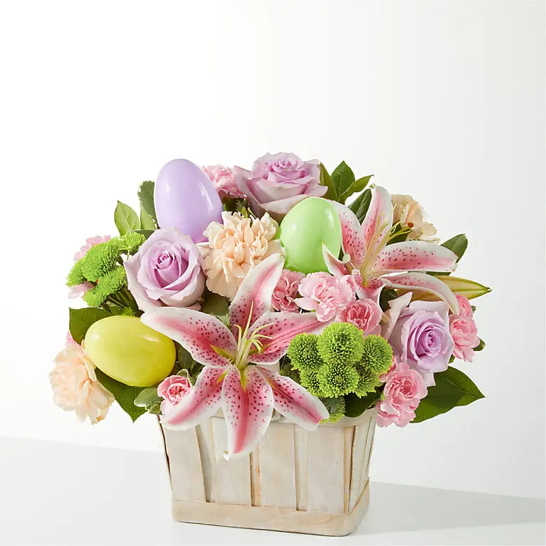 Eggcellent Blooms Basket