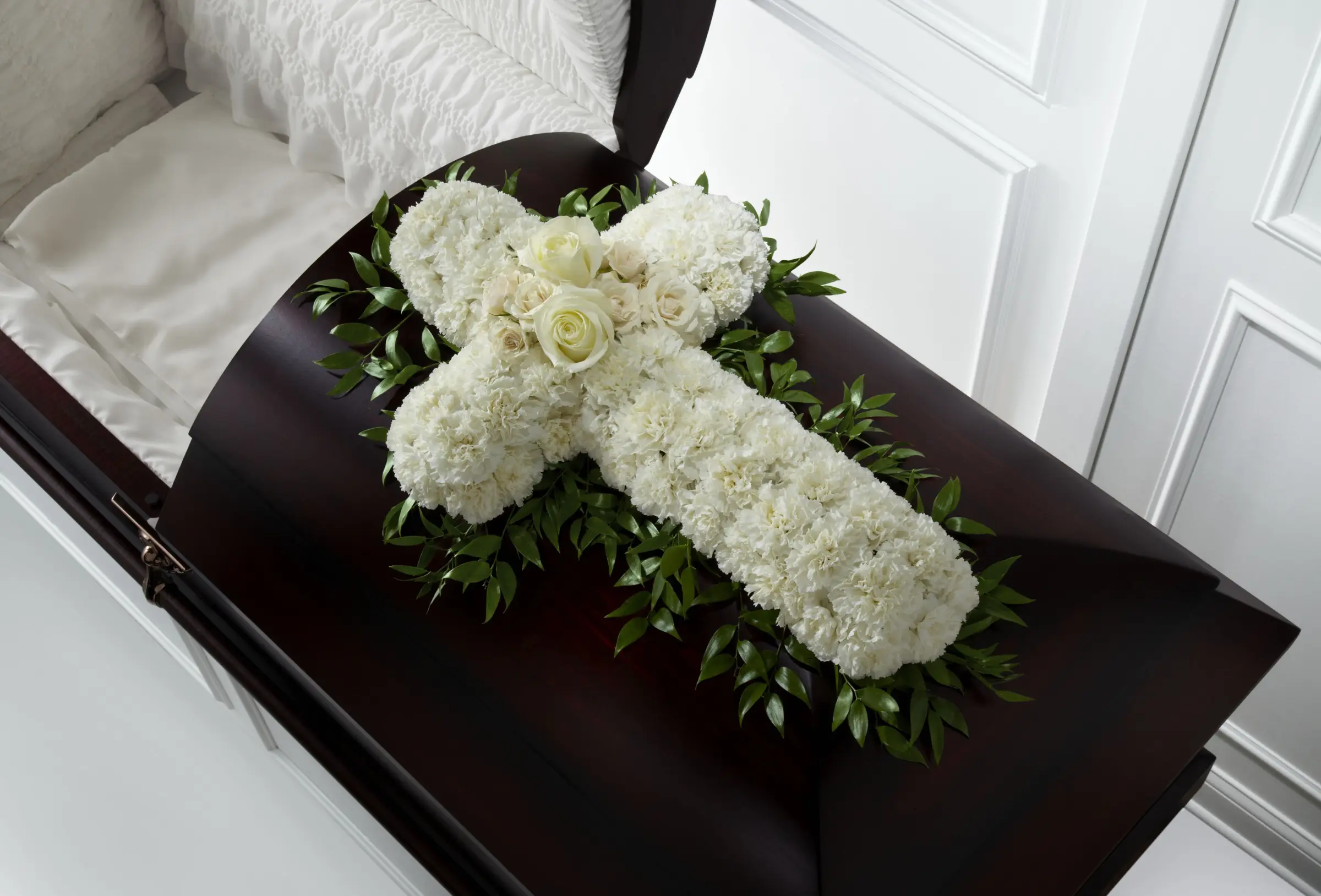 The Peaceful Memories Casket Spray