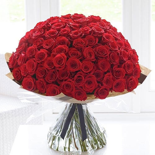 Royal Red Roses Flower Bouquet