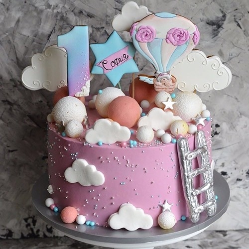 Her First Birthday 3D Cake (1 KG)