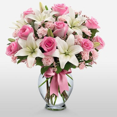 Baby Pink Flower Vase