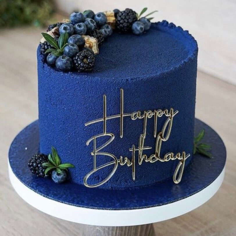 Royal Blue Cake