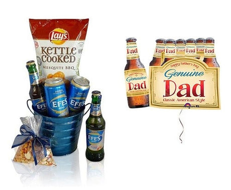 Malt Beverage Gift Box for Men & Dad Balloon