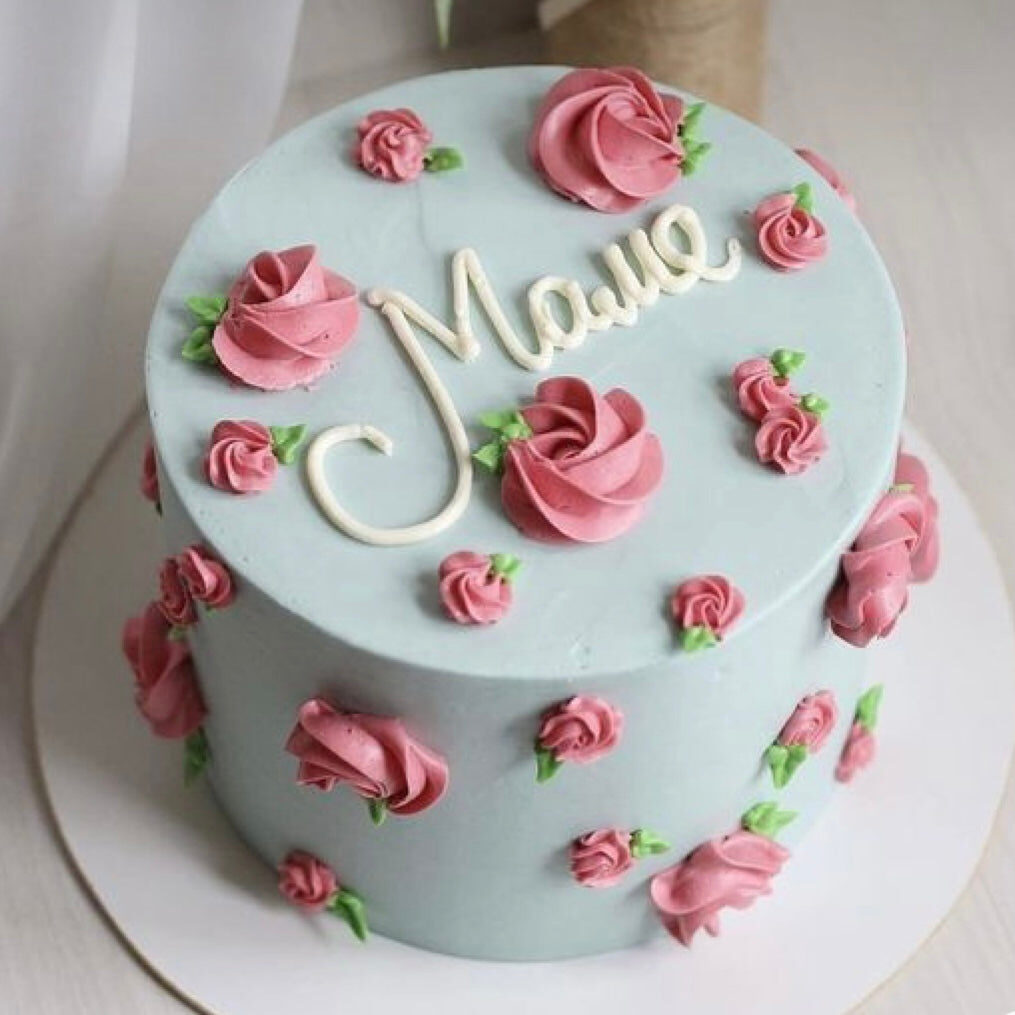 Mother's Day Floral Cake