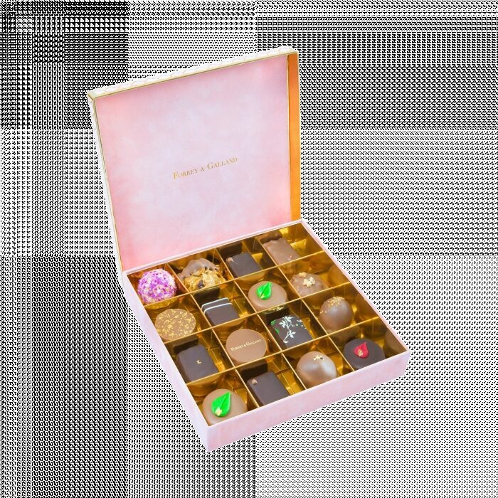 Forrey & Galland Velvet Box 16 pcs - Pink