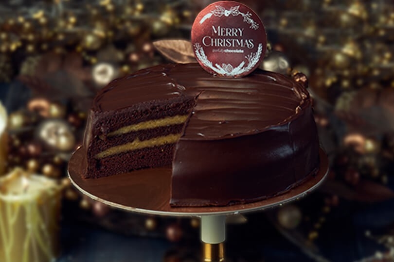 XMAS CHOCOLATE BANANA CAKE (6 piece)