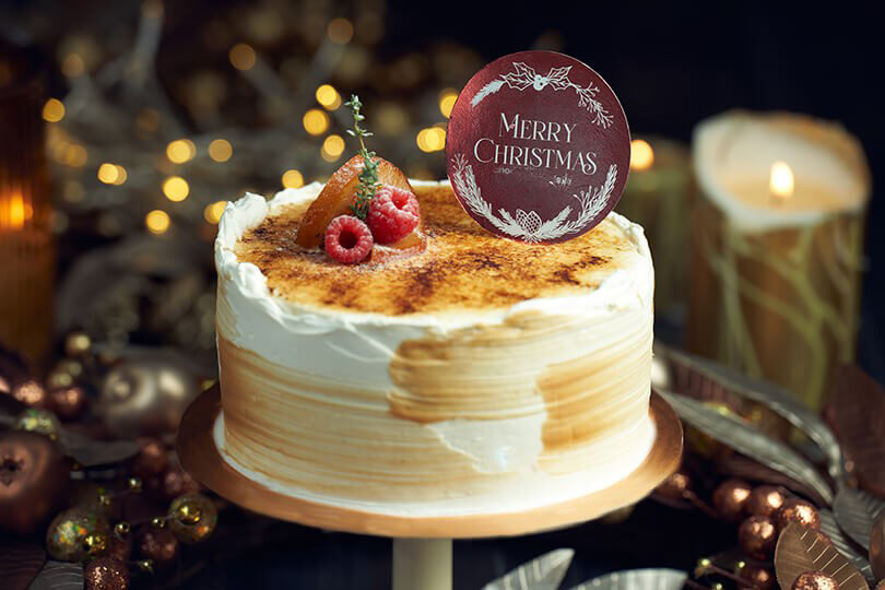 XMAS CREME BRULEE CAKE FREE PINT PROMO