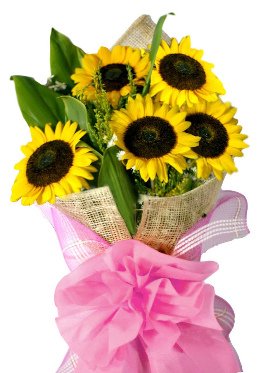 5 Sunflowers Bouquet